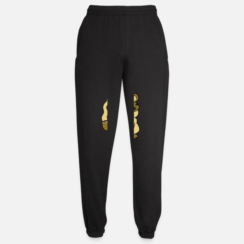 M. Hamster fume la pipe - Pantalon de jogging unisexe - noir