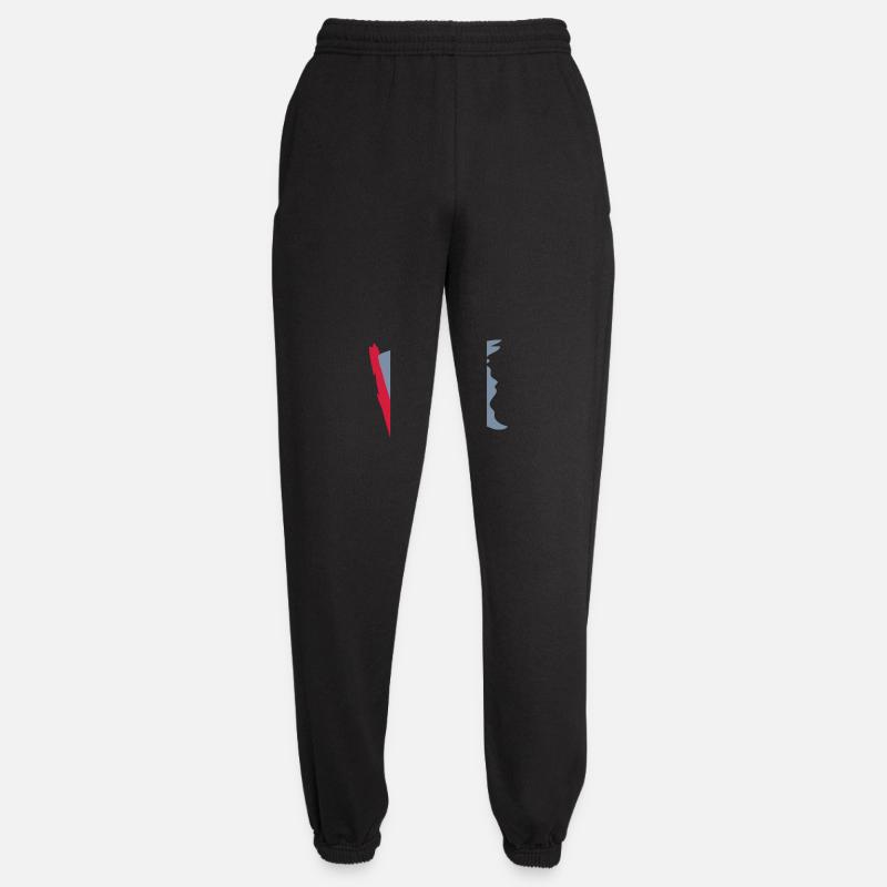 Flag anarchy symbol logo - Unisex Joggers - black