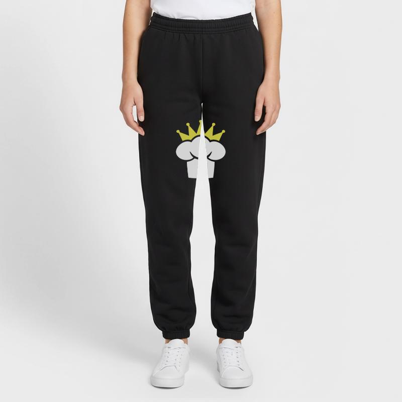 Crown King Chef Kitchen Chef Hat Master Unisex Joggers