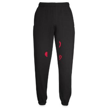 Coeurs je t’aime - Pantalon de jogging unisexe - noir - Devant - AI Model Female 172 light (172cm)