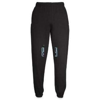 I Am the Captain Anker Crew Spruch Text Zitat Logo - Unisex Jogginghose - Schwarz - Vorne - AI Model Female 172 light (172cm)