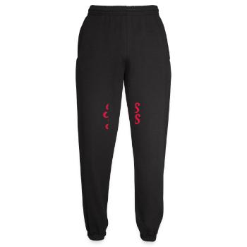 Jésus sauve la croix - Pantalon de jogging unisexe - noir - Devant - AI Model Female 172 light (172cm)