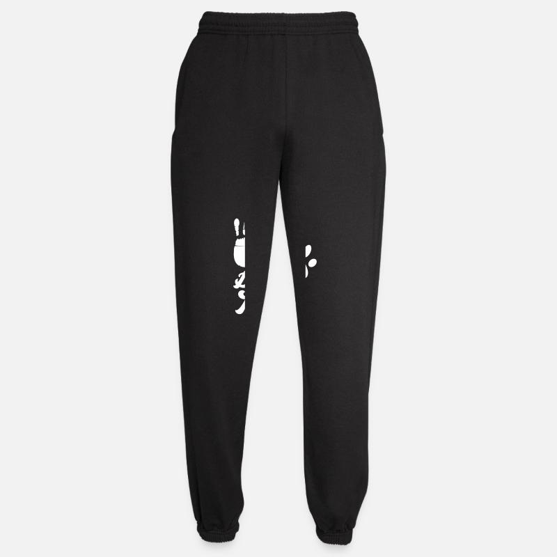 pfote hand dream team - Unisex Jogginghose - Schwarz