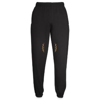 Handzeichen Victory Frauenrechte Lorbeerkranz - Unisex Jogginghose - Schwarz - Vorne - AI Model Female 172 light (172cm)
