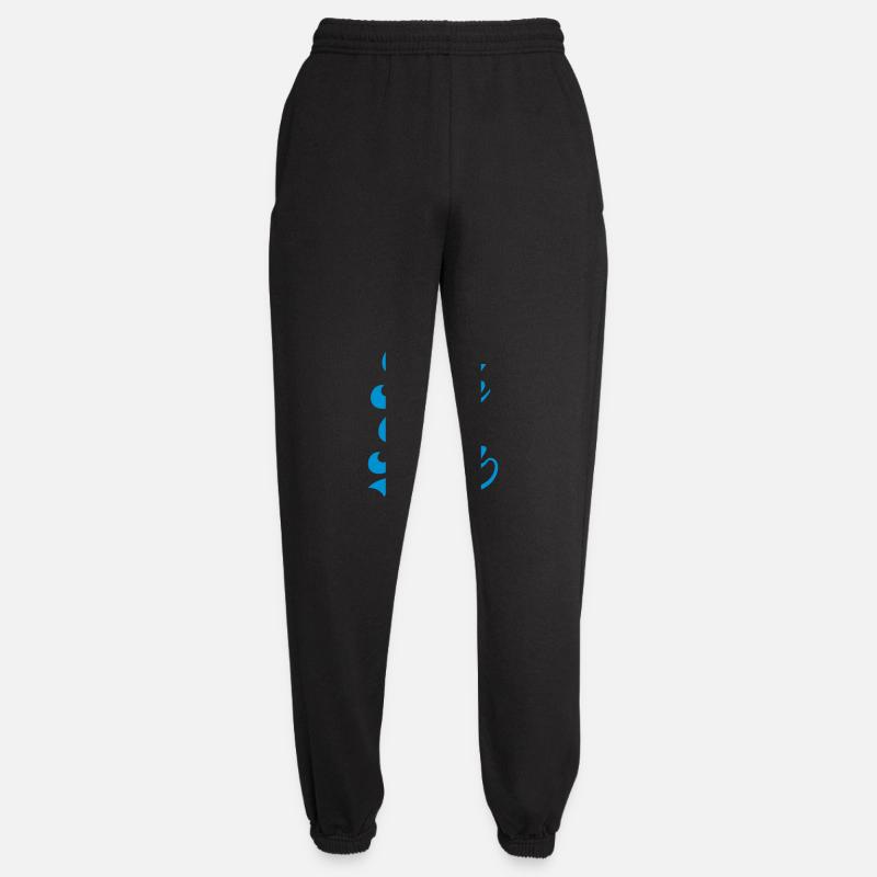 puck futin Logo Design - Unisex Jogginghose - Schwarz