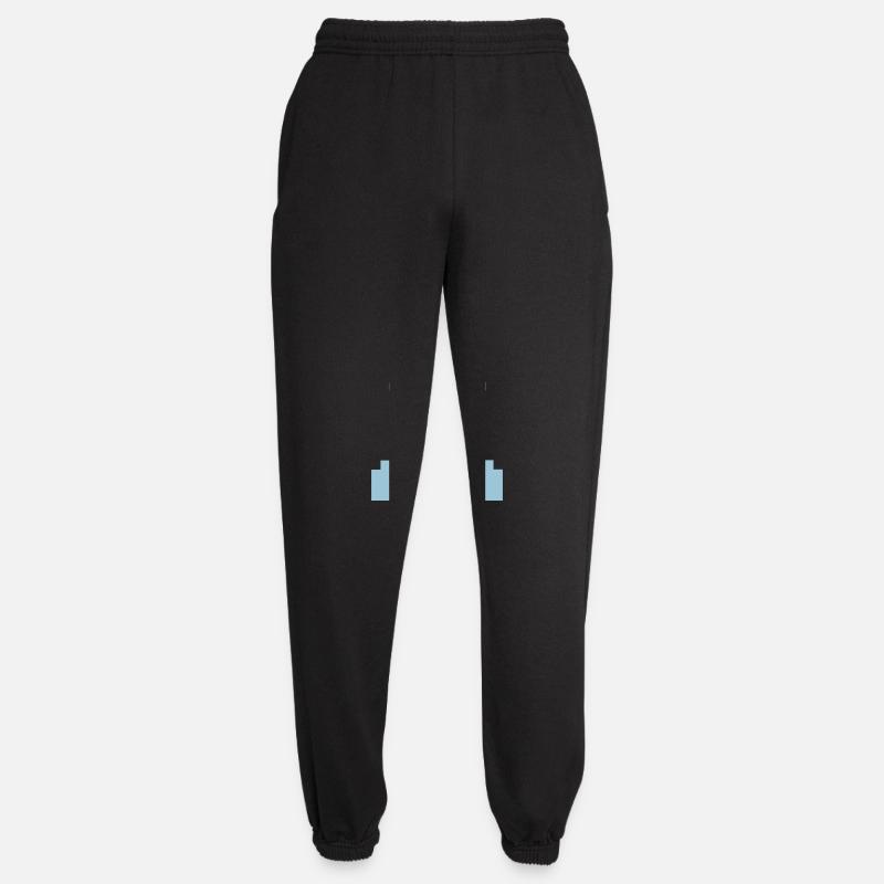 Construction Worker Pixel 01 - Unisex Joggers - black