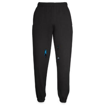 Wolf Comic Animal - Unisex Joggers - black - Front - AI Model Female 172 light (172cm)