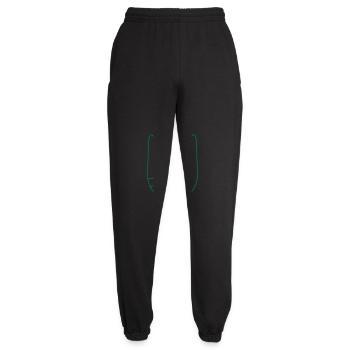FLOWER Blumenkatzenkopf - Unisex Jogginghose - Schwarz - Vorne - AI Model Female 172 light (172cm)