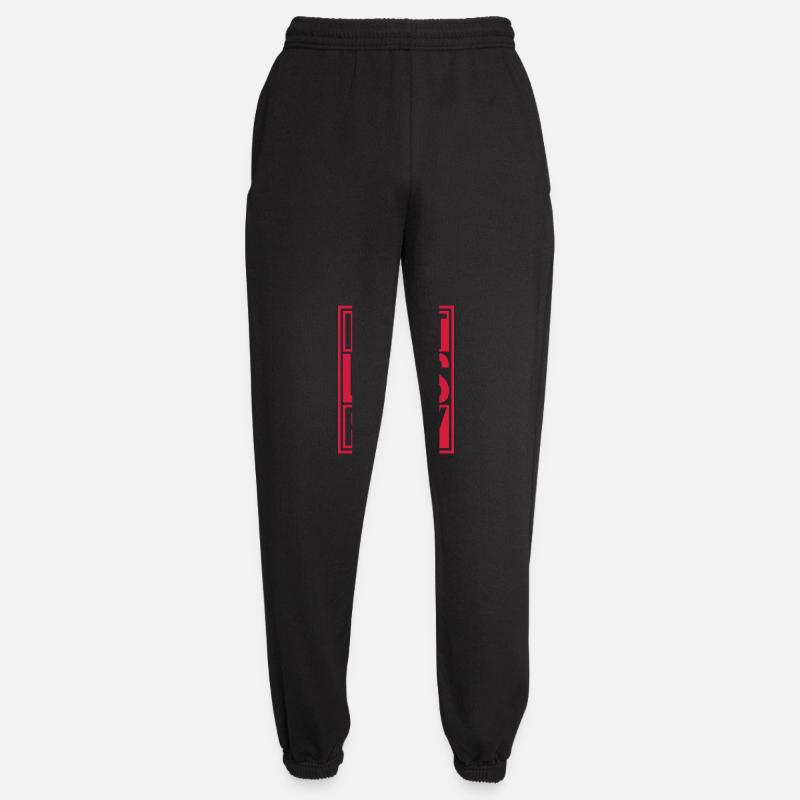 at the fat lets party - Unisex Joggers - black