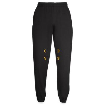 crypto is for virgins - Unisex Joggers - black - Front - AI Model Female 172 light (172cm)