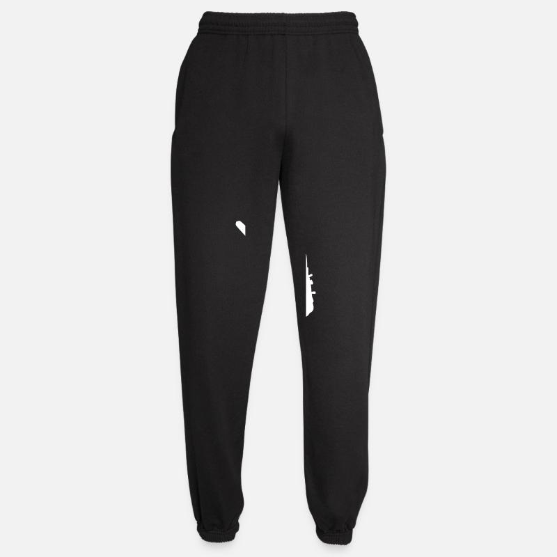 Cricket Schlagmann Batter - Unisex Jogginghose - Schwarz