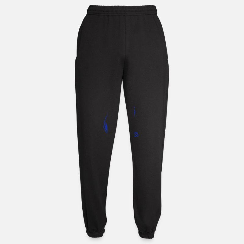 wolf comic - Unisex Jogginghose - Schwarz