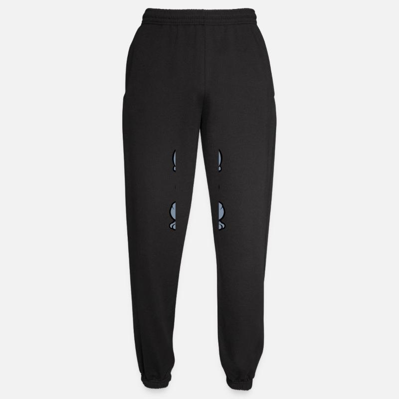 bulldogg hund comic - Unisex Jogginghose - Schwarz