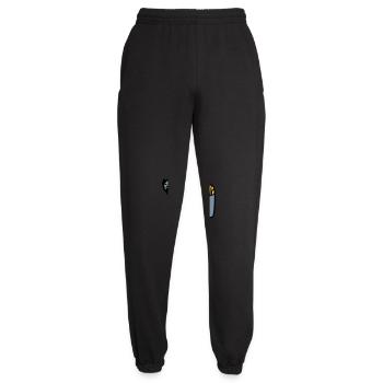 Joyeuses frites volées à la mouette - Pantalon de jogging unisexe - noir - Devant - AI Model Female 172 light (172cm)
