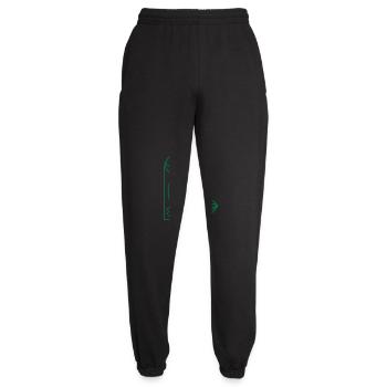 Plongée avec les baleines et les vagues de l’océan - Pantalon de jogging unisexe - noir - Devant - AI Model Female 172 light (172cm)