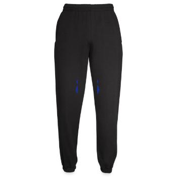 Sir Owl Top Hat Monocle Glasses Rich Mr. - Unisex Joggers - black - Front - AI Model Female 172 light (172cm)