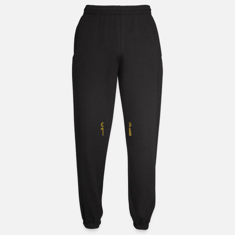 camping team lagerfeuer - Unisex Jogginghose - Schwarz