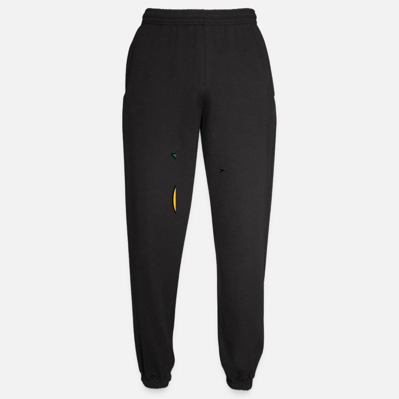 Kawaii lemon fruit - Unisex Joggers - black