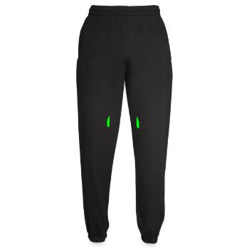 Silhouette de pingouin Antarctique pôle sud zoo oiseau cool - Pantalon de jogging unisexe - noir - Devant - AI Model Female 172 light (172cm)