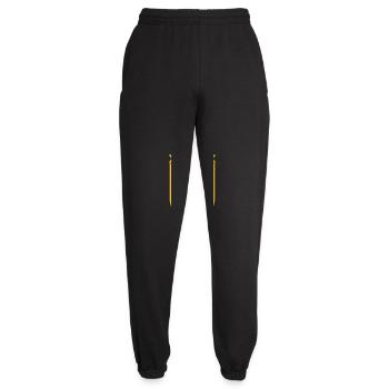 crypto is for virgins - Unisex Joggers - black - Front - AI Model Female 172 light (172cm)