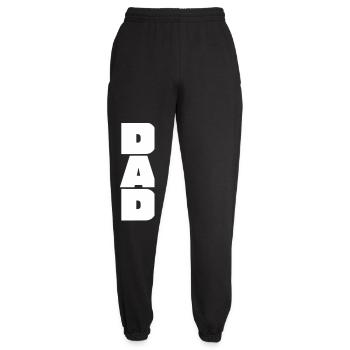 Dad Lettering - Dad - Dad - Unisex Joggers - black - Front - AI Model Female 172 light (172cm)