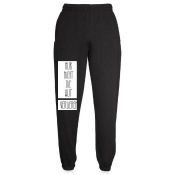 Nur nicht die Wut verlieren - Unisex Jogginghose - Schwarz - Vorne - AI Model Female 172 light (172cm)