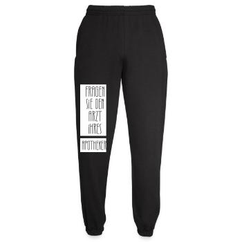 fragen Sie den Arzt Ihres Apothekers - Unisex Jogginghose - Schwarz - Vorne - AI Model Female 172 light (172cm)