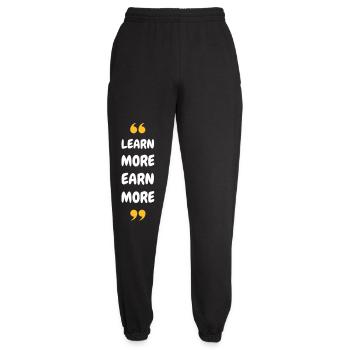 En savoir plus Gagnez plus - Pantalon de jogging unisexe - noir - Devant - AI Model Female 172 light (172cm)