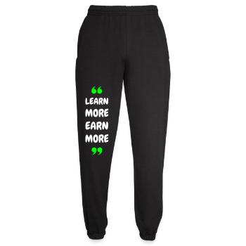 En savoir plus Gagnez plus - Pantalon de jogging unisexe - noir - Devant - AI Model Female 172 light (172cm)
