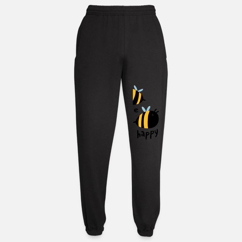 Biene glücklich - Unisex Jogginghose - Schwarz