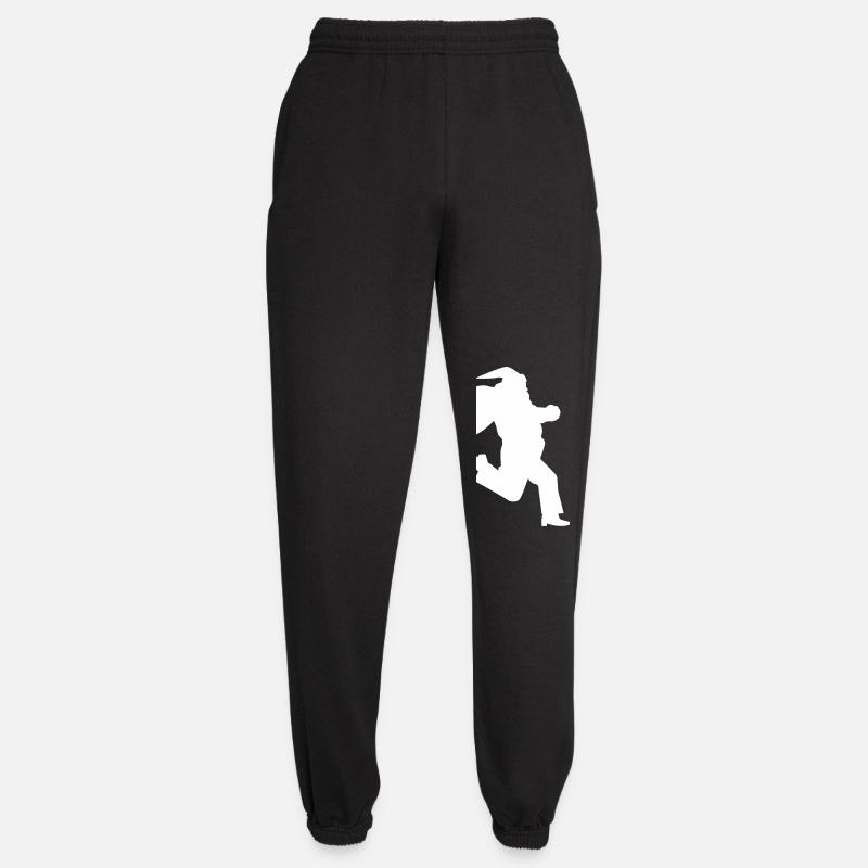 Running Santa Claus Gift - Unisex Joggers - black