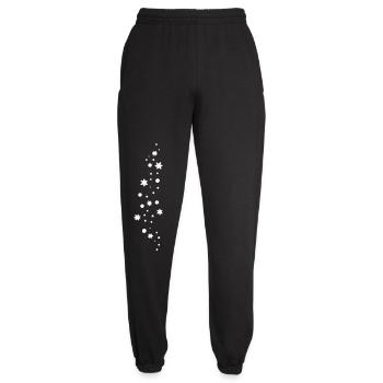 Glitzer Schnee - Unisex Jogginghose - Schwarz - Vorne - AI Model Female 172 light (172cm)