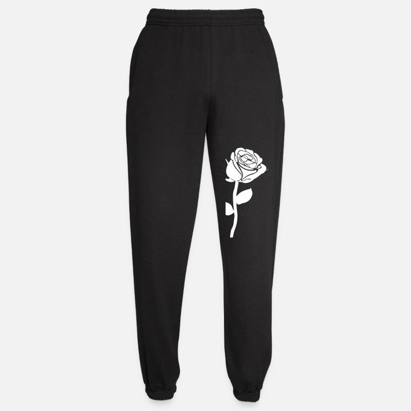 Rose, je t’aime - Pantalon de jogging unisexe - noir