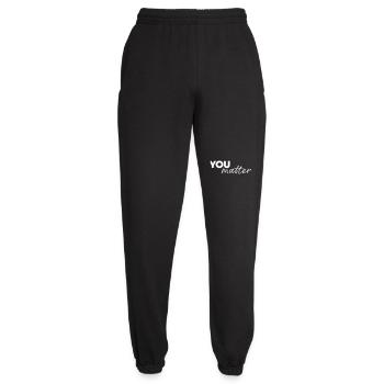 You matter - Unisex Jogginghose - Schwarz - Vorne - AI Model Female 172 light (172cm)