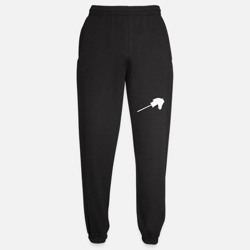 Hobby horse in white - Unisex Joggers - black