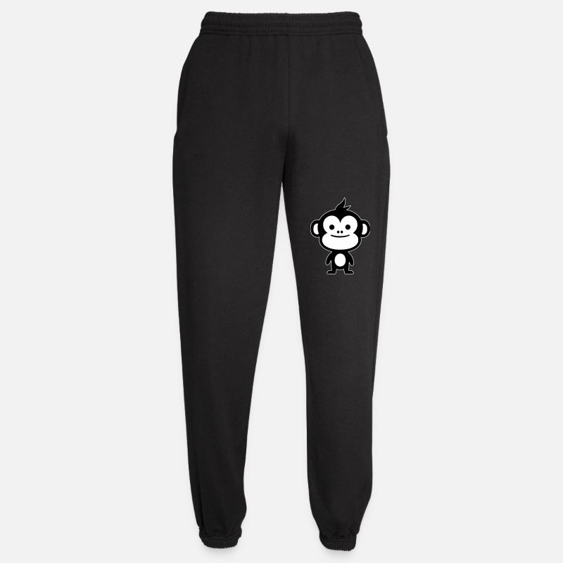 Singe simple - Pantalon de jogging unisexe - noir