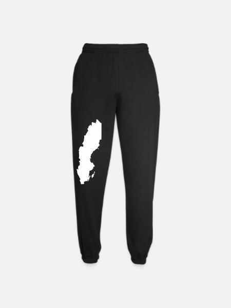 Sweden Silhouette Print - Unisex Joggers - black