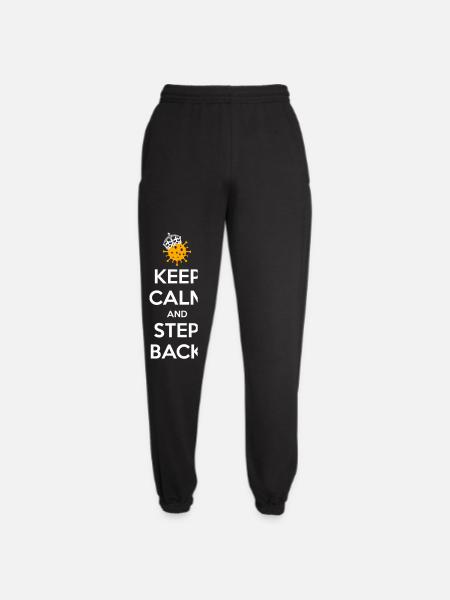 Keep calm and step back - Unisex Joggers - black