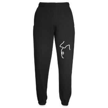 iYpsilon Handstand - Unisex Jogginghose - Schwarz - Vorne - AI Model Female 172 light (172cm)