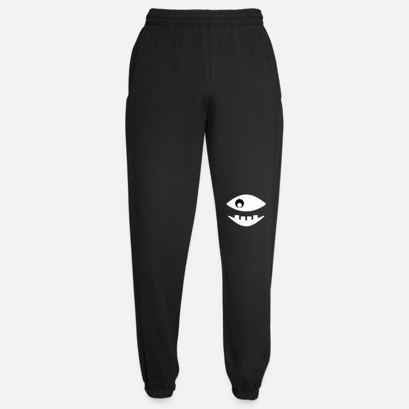 Fish shows teeth - Unisex Joggers - black