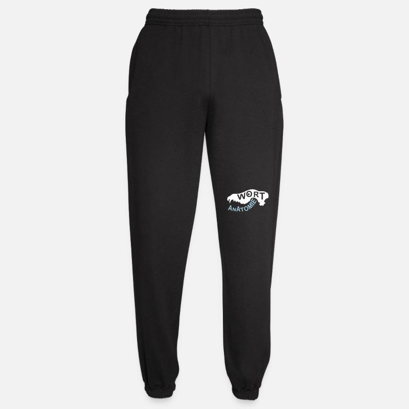 Wort Anatomie Logo - Unisex Jogginghose - Schwarz