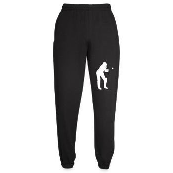 Cricket Fänger im Spiel - Unisex Jogginghose - Schwarz - Vorne - AI Model Female 172 light (172cm)