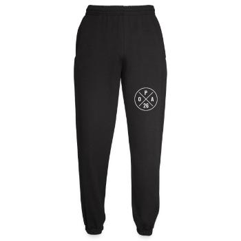 Opa 26 - Baby Ankündigung - Nachwuchs - Opa 2026 - Unisex Jogginghose - Schwarz - Vorne - AI Model Female 172 light (172cm)