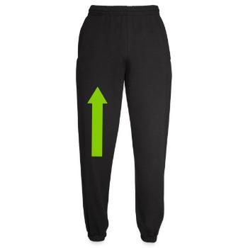 pfeil- - Unisex Jogginghose - Schwarz - Vorne - AI Model Female 172 light (172cm)