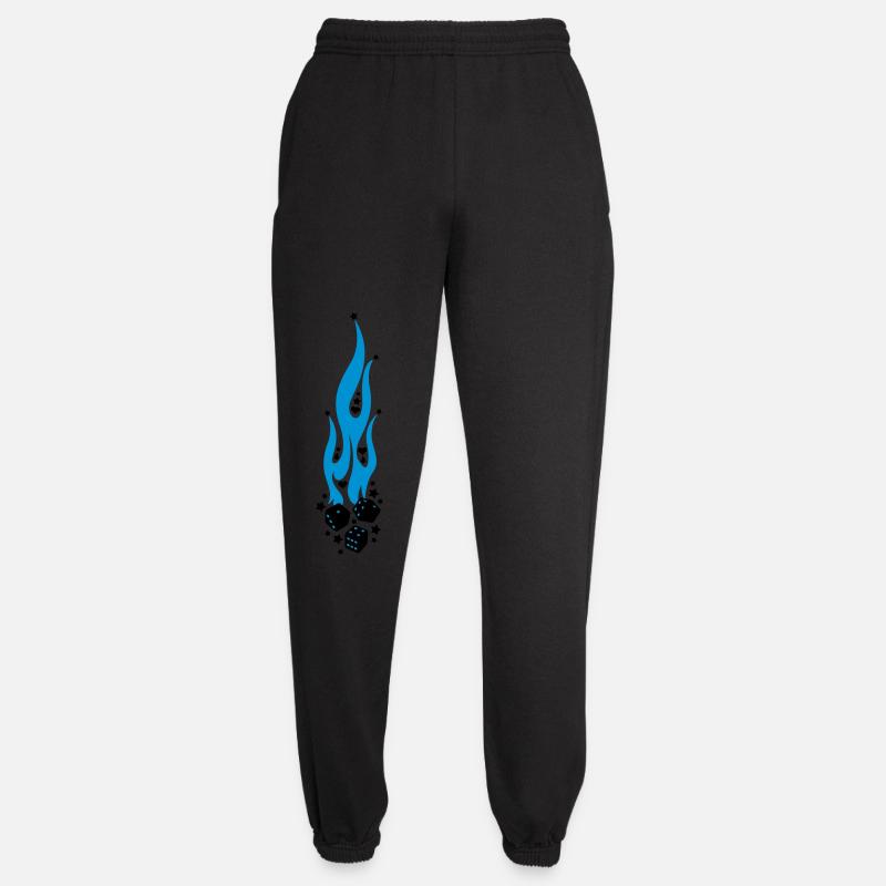 flammen - Unisex Joggers - black
