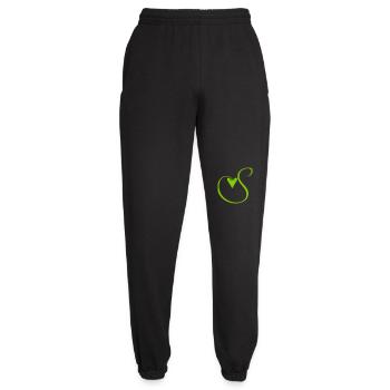 Monogramme S Cœur Vigne - Pantalon de jogging unisexe - noir - Devant - AI Model Female 172 light (172cm)