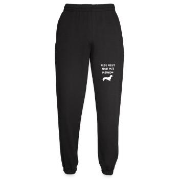 Teckel Chasse Dictons Cool Humeur Chien Chasseur Woof - Pantalon de jogging unisexe - noir - Devant - AI Model Female 172 light (172cm)