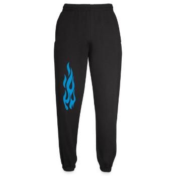 flammen - Unisex Jogginghose - Schwarz - Vorne - AI Model Female 172 light (172cm)