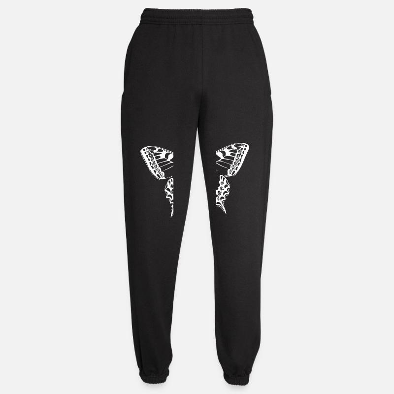 Eleganter Schmetterling - Unisex Jogginghose - Schwarz