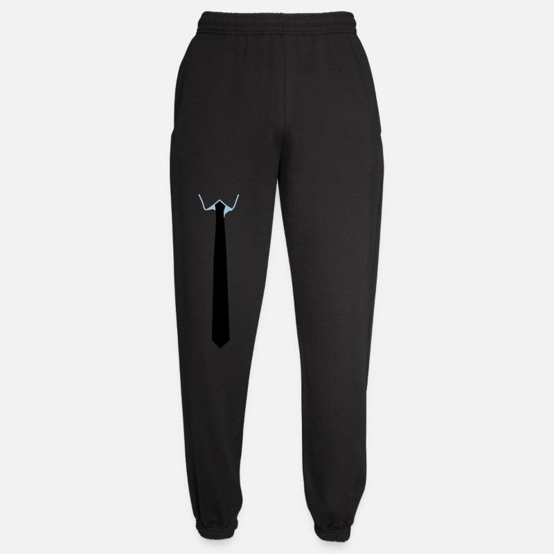 Stropdas - cravate - Pantalon de jogging unisexe - noir